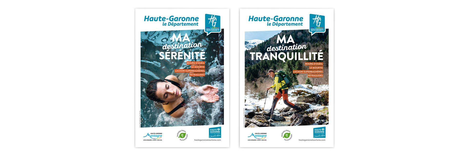 Campagne de communication I Tourisme hiver Haute-Garonne