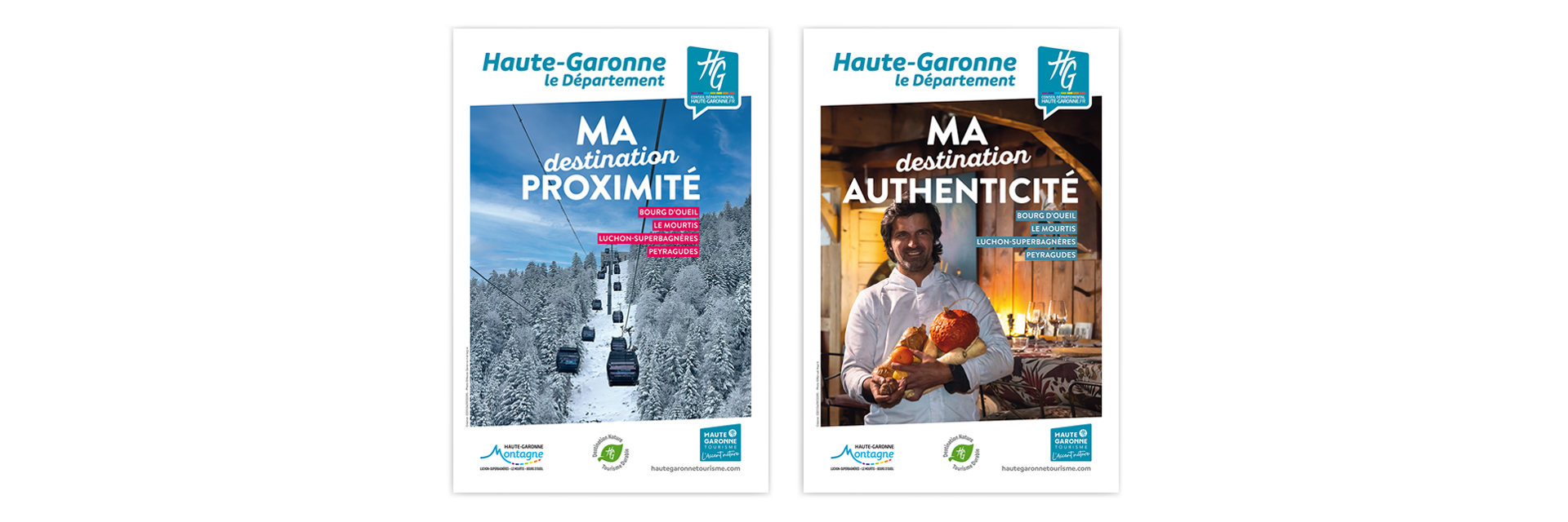 Campagne de communication I Tourisme hiver Haute-Garonne