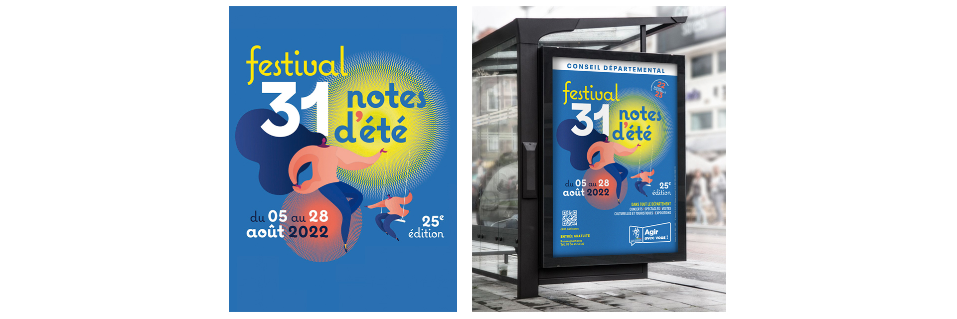 31 notes d’été I Identité visuel du festival